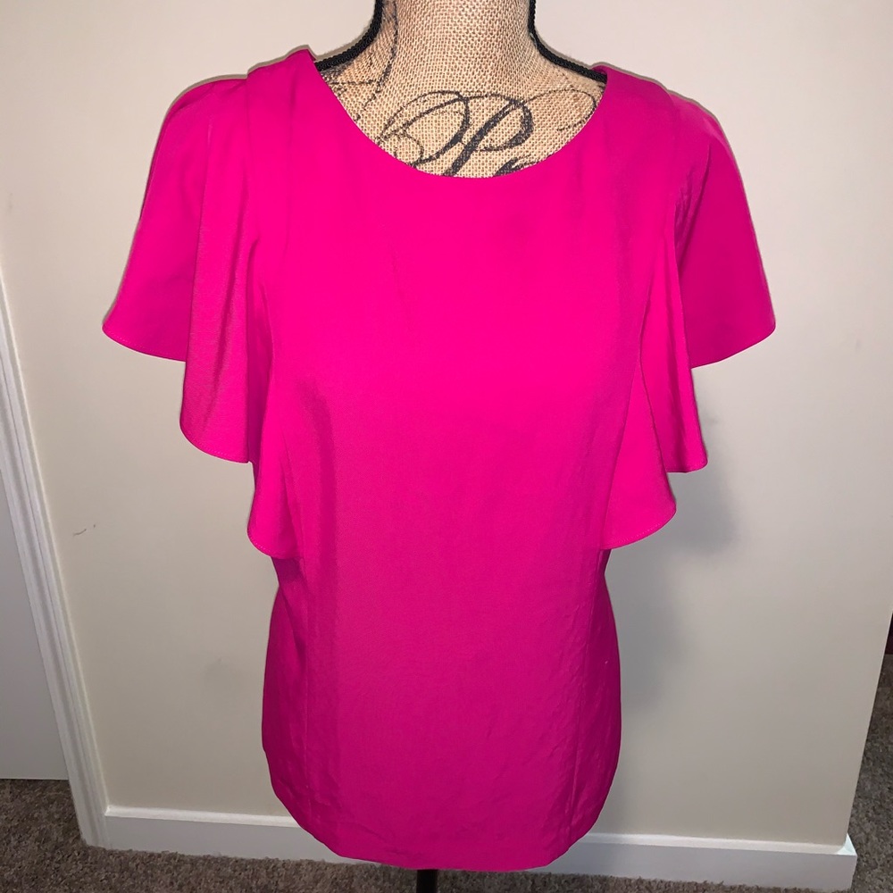 Valentine’s Day shirt❤️Banana Republic pink blouse